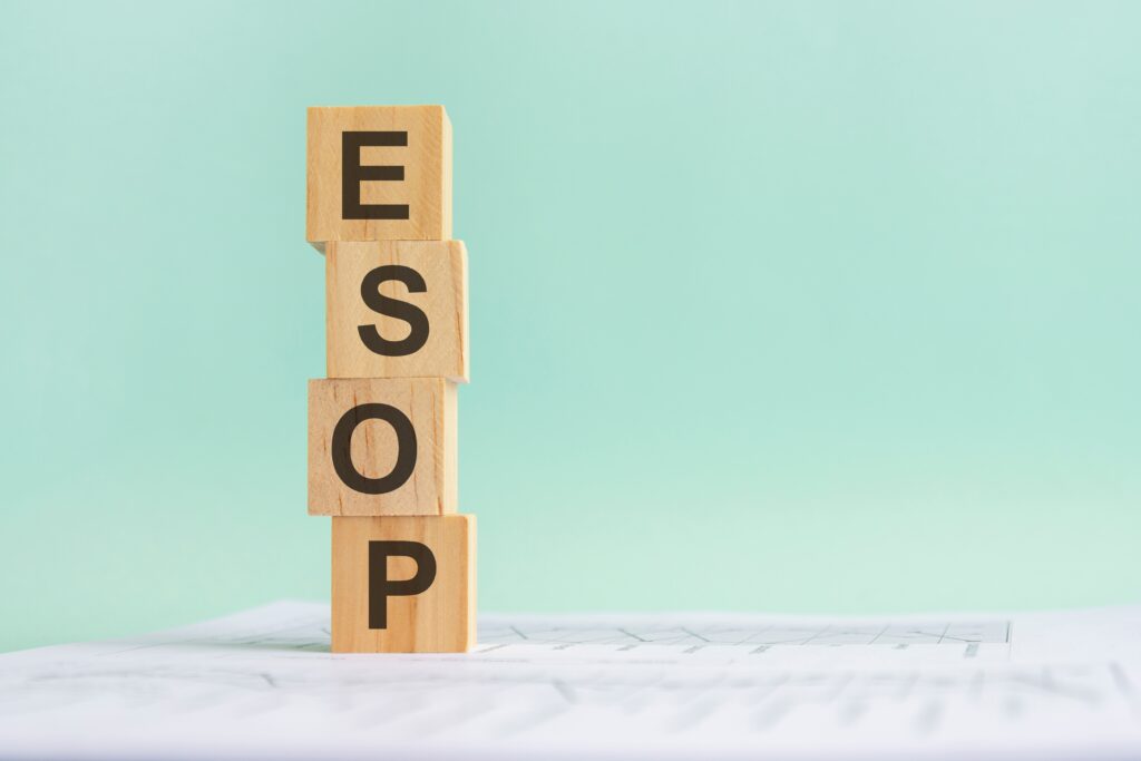 Word,Esop,With,Wood,Building,Blocks,,Light,Gray,Background.,Document