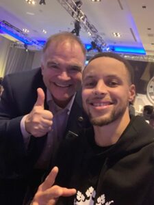 Steph Curry with Alan Olsen, CPA